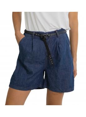 Bermuda con cintura in jeans "Amélie"